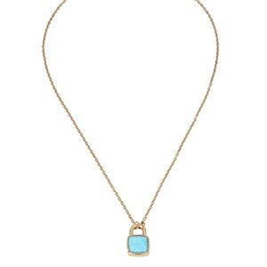 Taylor Swift Life of a Showgirl Opalite Lock Necklace
